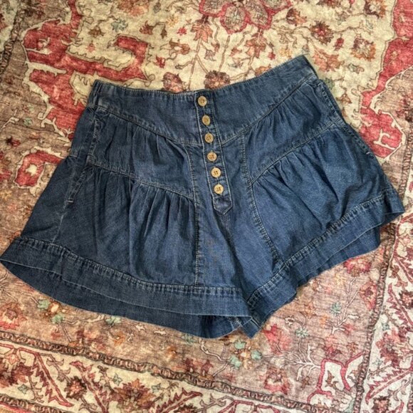We The Free Fleur Denim Shorts Small - Picture 2 of 11